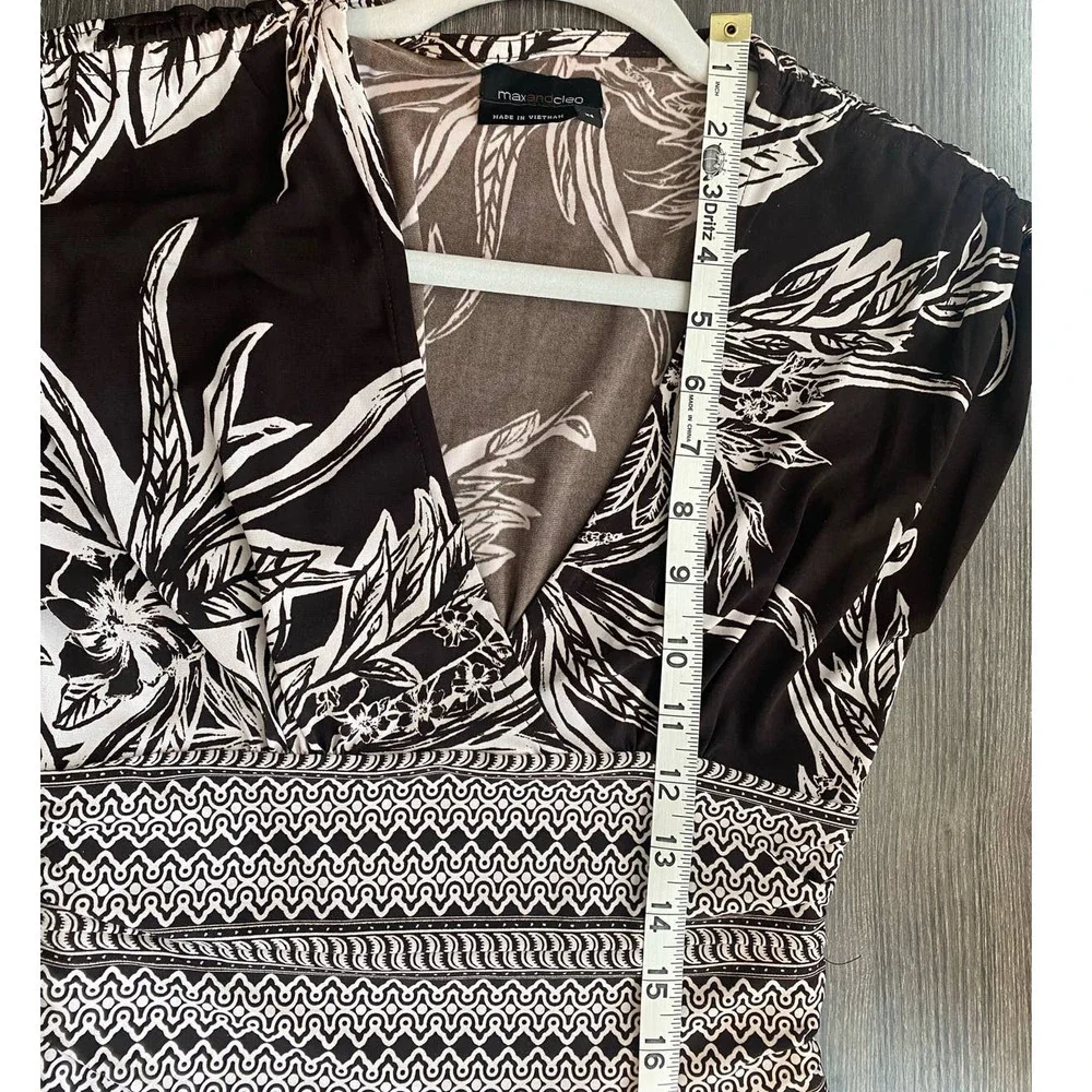Max & Cleo Tropical‎ Print Knee Length Dress